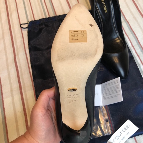 Sergio Rossi Black Heels - Brand New - Picture 6 of 9